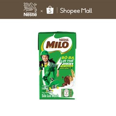 Thùng 48 hộp sữa lúa mạch Nestlé MILO x 110ml (12x4x110ml)
