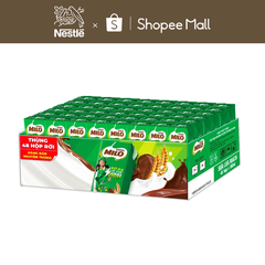 Thùng Sữa Lúa Mạch Nestle MILO A2 MỚI 12(4x180ml)