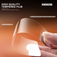 [KHÔNG VIỀN] Kính cường lực KINGKONG KK-67 nano siêu mượt, chống va đập, có màng loa Iphone 11 12 13 14 15 16 Promax.