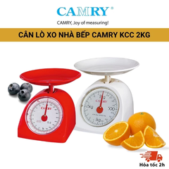 Cân lò xo nhà bếp CAMRY KCC, trọng lượng 2kg dễ dàng lắp đặt vệ sinh thiết kế nhỏ gọn dễ dàng mang theo
