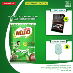 Thực phẩm bổ sung thức uống lúa mạch Nestlé Milo 600g