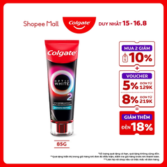 Kem Đánh Răng Colgate trắng răng TRONG 3 NGÀY Optic White O2 với Oxy Hoạt Tính 85g/ tuýp