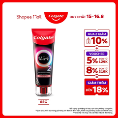 Kem Đánh Răng Colgate trắng răng TRONG 3 NGÀY Optic White O2 với Oxy Hoạt Tính 85g/ tuýp