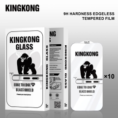 [ TỰ DÁN ] Kính cường lực khung tự dán KINGKONG KTD độ cứng 9H cực cao, bảo vệ màn hình iphone 11 12 13 14 15 16 promax