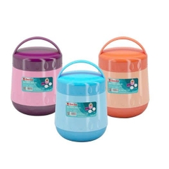 Bình đựng thức ăn Rạng Đông 1100N1.T 1.1 lít có nhiều ngăn thuận tiện, ruột thủy tinh giữ nhiệt tốt an toàn sức khỏe