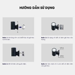 Đèn LED gắn tường Rạng Đông GT20.1P 20W một hướng chiếu tạo điểm nhất cho không gian ngoài trời, chống bụi nước tốt