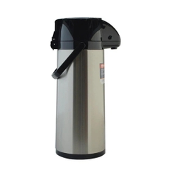 Phích Bơm Nước Inox Rạng Đông 2.5 Lít RD 2545 ST1.E Ruột thủy tinh cao cấp Giữ nóng sau 12h và giữ lạnh sau 24h