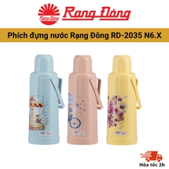 Phích đựng nước Rạng Đông 2035 N6.X 2 lít với thiết kế tiện dụng, chất liệu an toàn giữ nhiệt lâu, phù hợp cho gia đình