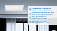 Máy lạnh âm trần LG 1.5 HP Inverter ZTNQ12GULA0