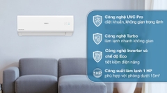 Máy lạnh AQUA Inverter 1 HP AQA-RUV10RB2 (Mode cao cấp )