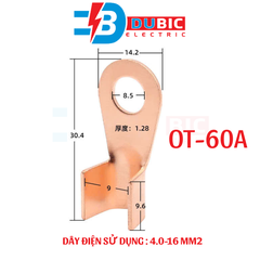 100 chiếc đầu cos đồng OT 3A-300A
