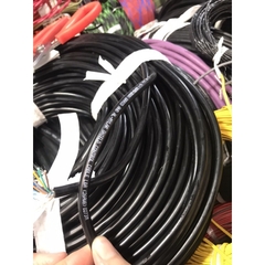 [1m] Dây điện tín hiệu 10cx26AWG ( 0.15mm2) có bọc kim chống nhiễu lõi đồng mạ nhiều màu phân biệt - Vỏ ngoài màu đen