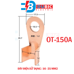 100 chiếc đầu cos đồng OT 3A-300A