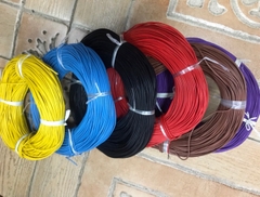 Dây điện đơn mềm 0.3mm2 - lõi đồng mạ   - cuộn 100m - nhiều màu sắc