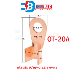 100 chiếc đầu cos đồng OT 3A-300A