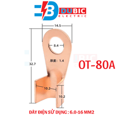 100 chiếc đầu cos đồng OT 3A-300A