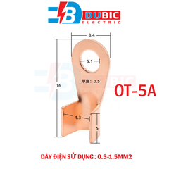100 chiếc đầu cos đồng OT 3A-300A