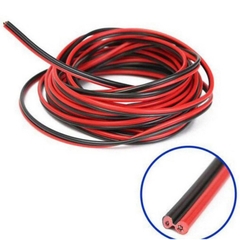 Dây điện đôi đỏ đen 26awg 24awg 22awg - Đồng nguyên chất - 100 mét