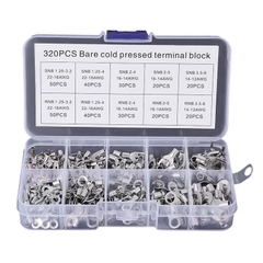 Hộp 320 đầu cos điện tròn RNB và cos xẻ SNB | Dubic Electric