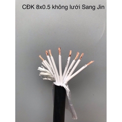 Cáp điều khiển 8 lõi 0.5mm2 (8x0.5) đồng đỏ nguyên chất