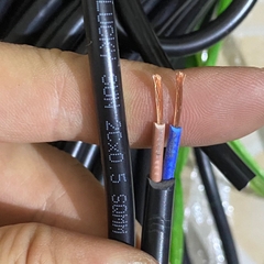[ 5 mét] Dây điện đôi lõi đồng 2x0.3mm2 - 2x0.5mm2