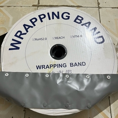 Vải bạt chống cháy bọc dây điện WB-100 (phi 25) có khuy bấm - 1 mét