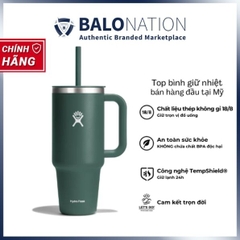 Ly giữ nhiệt Hydro Flask 40 oz Around Travel Tumbler kèm ống hút