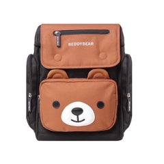 Balo Chống Gù BEDDYBEAR Cho Bé Tiểu Học Thỏ Pipi Màu Nâu BJX-XS-001-NAU