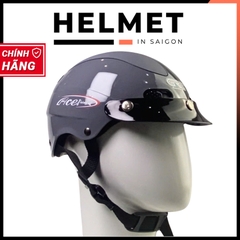 Mũ bảo hiểm 1/2 đầu GRS A102 - MBH nửa đầu gọn nhẹ chuẩn an toàn, chịu va đập mạnh, thoáng khí