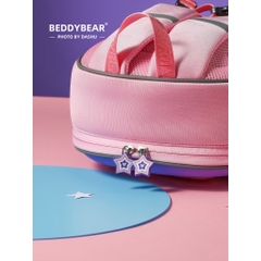 Balo Mẫu Giáo Chống Thất Lạc Cho Bé BEDDYBEAR Heo Peppa Pig Tím ZS-HEOTIM