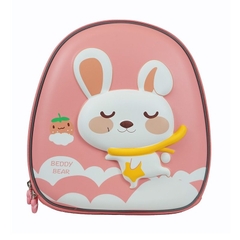 Balo Mẫu Giáo Chống Thất Lạc Cho Bé Gái BEDDYBEAR Thỏ Hồng ZS-THO