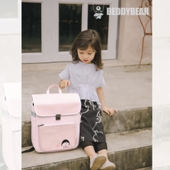 Balo Tiểu Học Chống Gù BEDDYBEAR Royal Chibi Maruko Hồng Cho Bé GZ-HONG