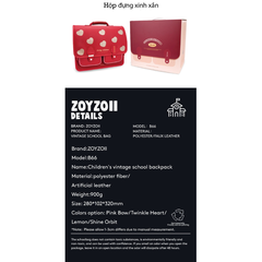 Balo Trẻ Em Zoy Zoii B66 Retro Series