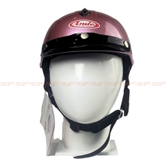 Mũ bảo hiểm 1/2 đầu không kính ANDES 3S108 có hoa dành cho nữ - MBH nửa đầu nhỏ gọn cứng cáp, chống va đập