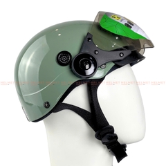 Mũ bảo hiểm 1/2 đầu có kính SOVAX S01K - MBH nửa đầu kính ngoài an toàn, gọn nhẹ, nhiều màu, che nắng gió