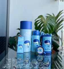 [CHÍNH HÃNG] Bình giữ nhiệt Trẻ em Công chúa dung tích 600 ml- 2 nắp thay thế BEDDYBEAR RT103 - tại Balonation.vn