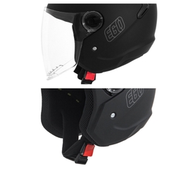 Mũ bảo hiểm 3/4 đầu EGO E-31 có kính cao cấp, độ trong suốt cao - MBH chuẩn an toàn, chắc chắn, thoáng khí