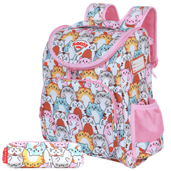 Balo Chống Gù Học Sinh Thời Trang SAKOS SMARTY - Họa Tiết Dễ Thương, Siêu Nhẹ - BH Dài Hạn