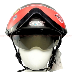 Mũ bảo hiểm 1/2 đầu GRS A966 2 kính đôi - MBH nửa đầu kính âm, ngoài, chống nắng, chói, bụi, lót tháo rời