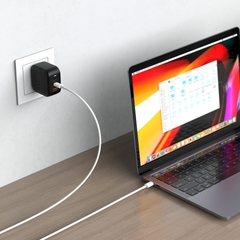 Sạc Đa Cổng PD/QC3.0 66W Và PPS 45W HYPERJUICE GaN Charger (2C1A) Nhỏ Nhất Thế Giới HJ265