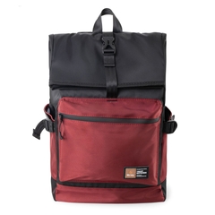 Balo teen MR VUI 1028 laptop 14 inch nắp gập dành cho học sinh sinh viên - Tối giản, vải dày dặn trượt nước