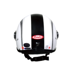 Mũ Bảo Hiểm Andes 3/4 đầu Có Kính 3S103DL-Tem Bóng-W331