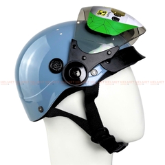 Mũ bảo hiểm 1/2 đầu có kính SOVAX S01K - MBH nửa đầu kính ngoài an toàn, gọn nhẹ, nhiều màu, che nắng gió
