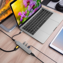 Cổng Chuyển Hyperdrive 4K Hdmi 6-In-1 Usb-C Hub For Macbook, Ipad,Pc & Usb-C Devices HD233B