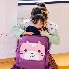 Balo Chống Gù Lớp 1-3 BEDDYBEAR Cho Bé Gái Tiểu Học Thỏ Pipi Màu Tím BJX-XS-002-TIM