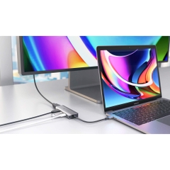 Cổng Chuyển HyperDrive For Macbook/ PC/ Iphone 15 HDMI 4K60HZ 4-in-1 USB-C Hub HD41