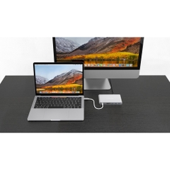 Cổng Chuyển Đổi HYPERDRIVE ULTIMATE 11 Cổng USB-C HUB Cho MacbookPro/Laptop/PC - GN30