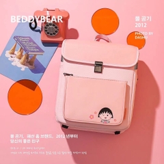 Balo Tiểu Học Chống Gù BEDDYBEAR Royal Chibi Maruko Hồng Cho Bé GZ-HONG
