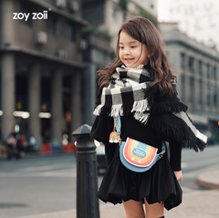 Túi đeo chéo cho bé Zoy Zoii da cao cấp cho bé Kid's Messenger Bag mã B22