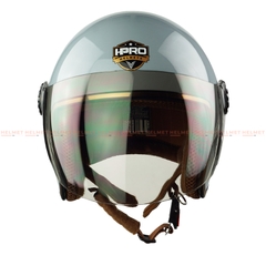 Mũ bảo hiểm 3/4 đầu có kính HPRO HP04K unisex - MBH hiện đại, tối giản, chuẩn an toàn, form ôm gọn nam nữ